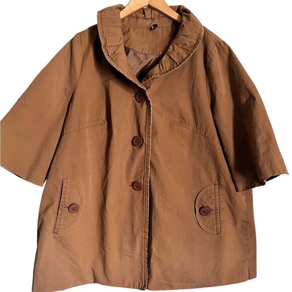 I Ambition Plus Size Pea Coat - Picture 1 of 3